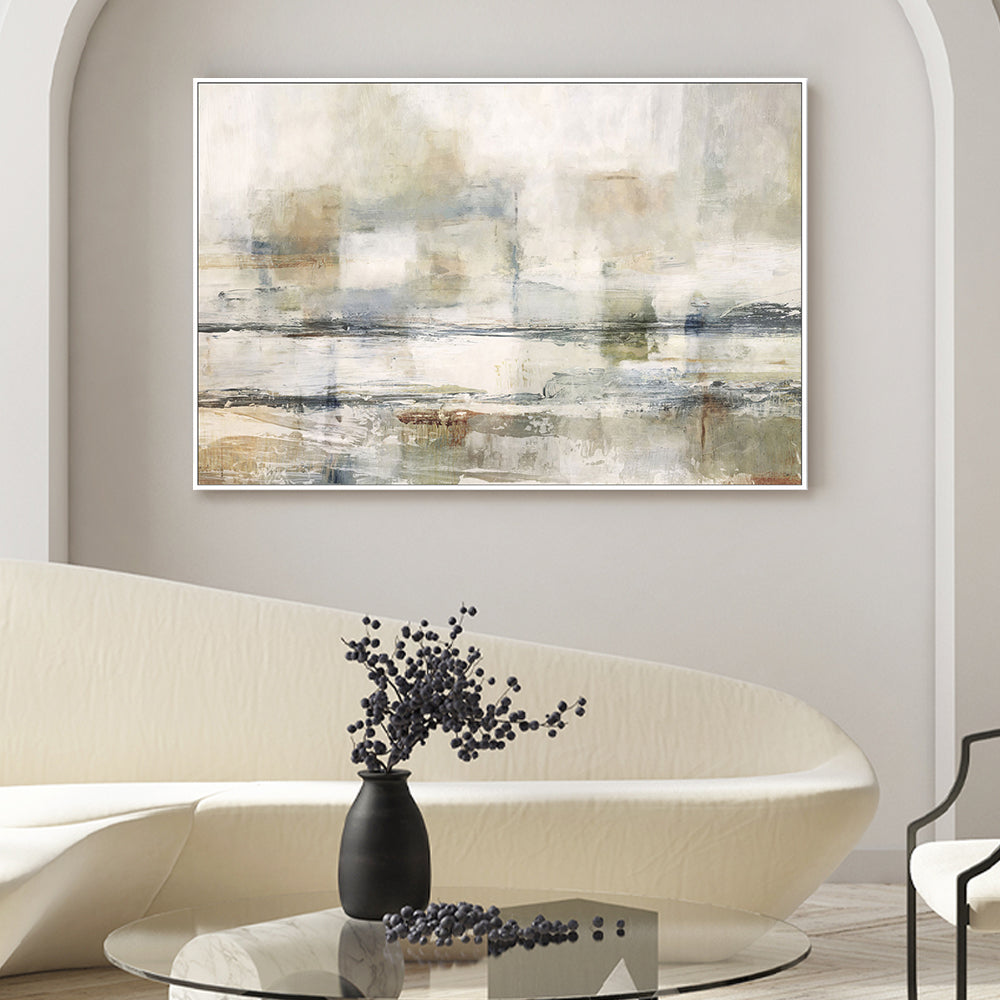 wall-art-print-canvas-poster-framed-Neutral Transitional Abstract, Style B , By Nina Blue-2