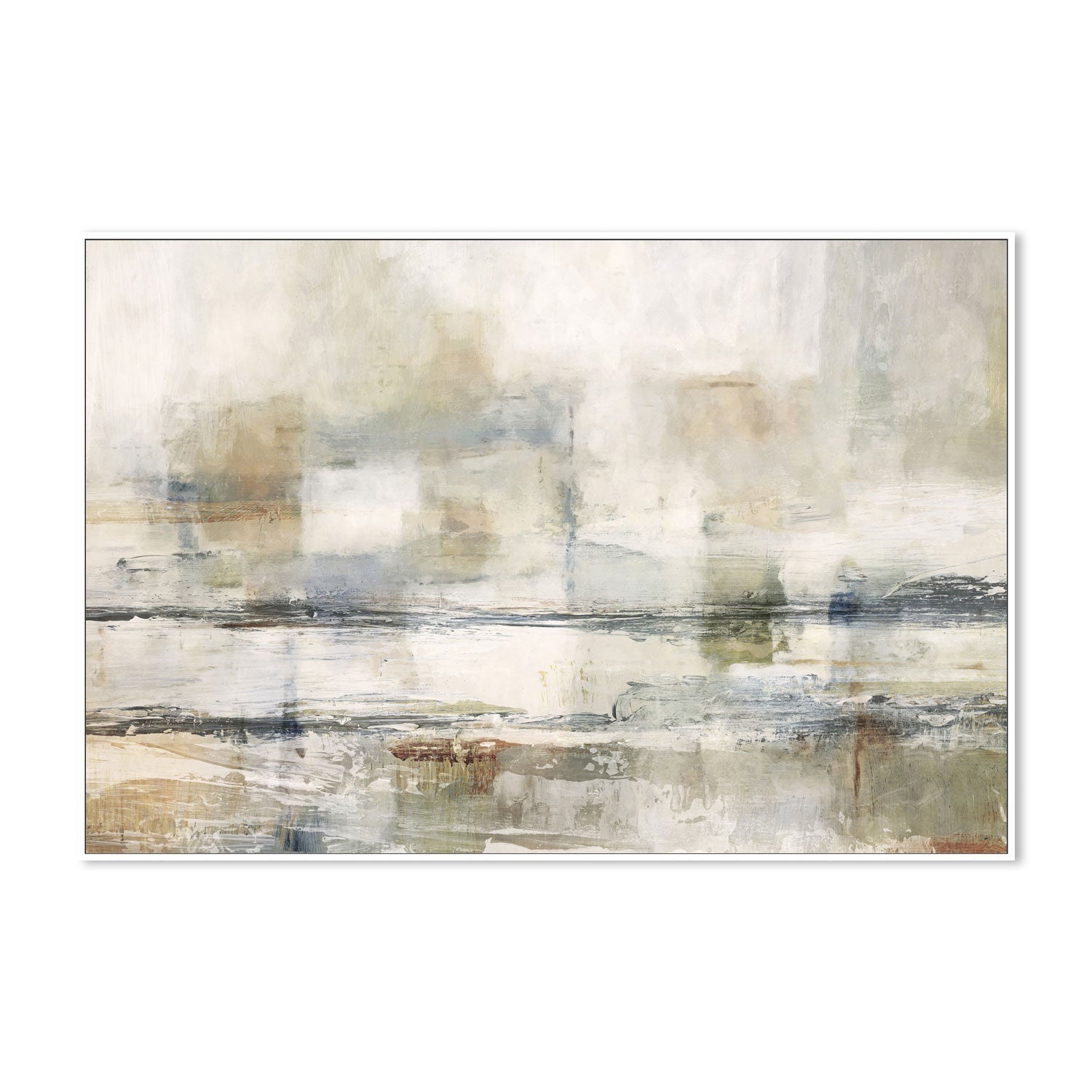 wall-art-print-canvas-poster-framed-Neutral Transitional Abstract, Style B , By Nina Blue-5