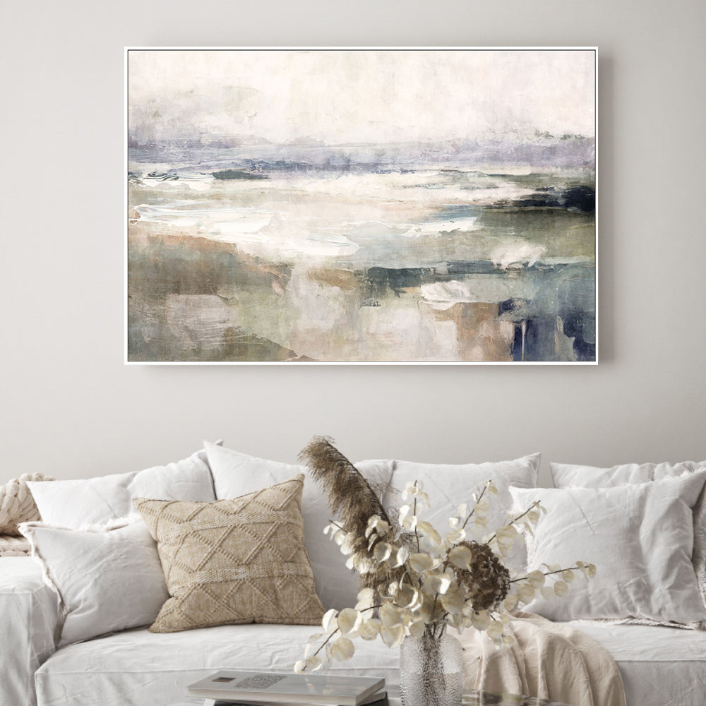 wall-art-print-canvas-poster-framed-Neutral Transitional Abstract, Style C , By Nina Blue-2