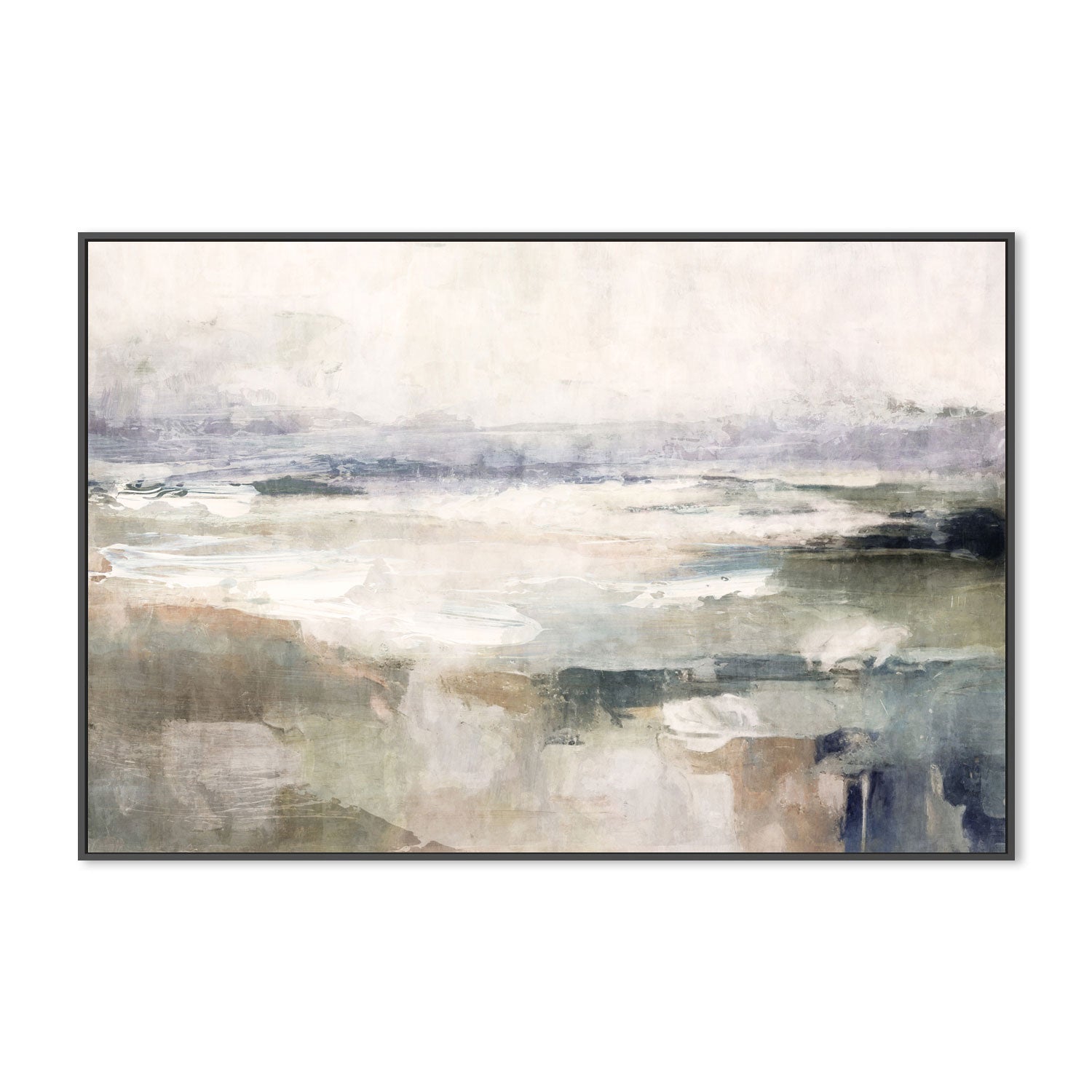 wall-art-print-canvas-poster-framed-Neutral Transitional Abstract, Style C , By Nina Blue-3