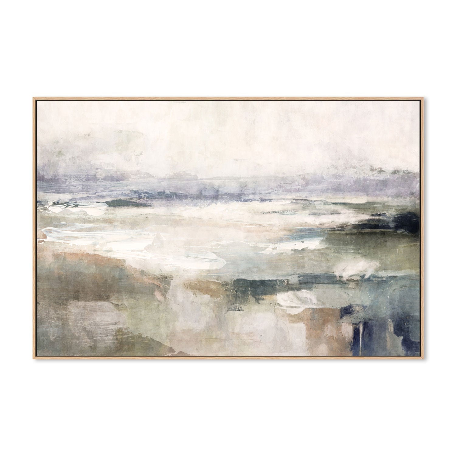 wall-art-print-canvas-poster-framed-Neutral Transitional Abstract, Style C , By Nina Blue-4