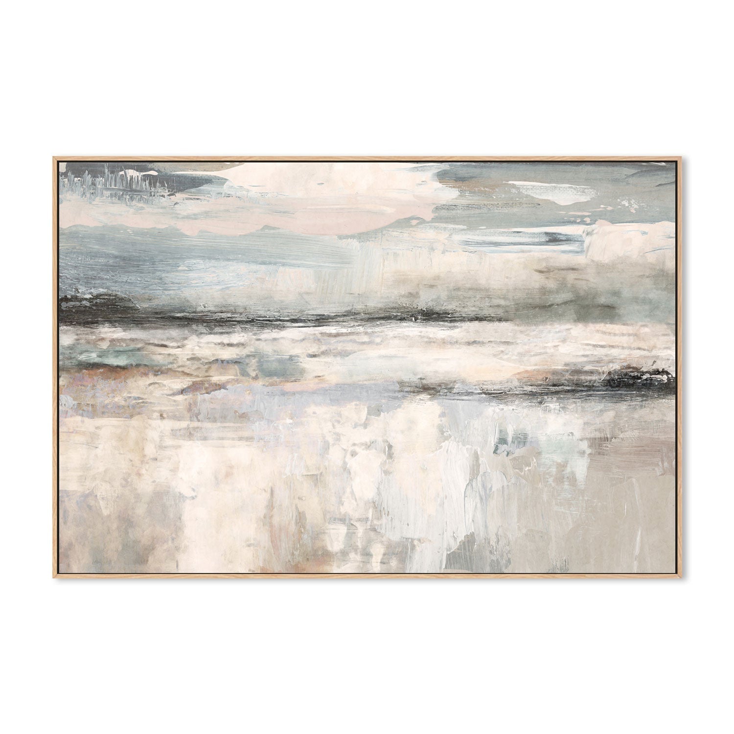 wall-art-print-canvas-poster-framed-Neutral Transitional Abstract, Style D , By Nina Blue-4