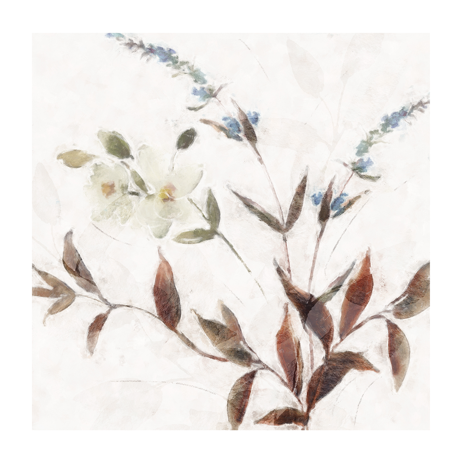 wall-art-print-canvas-poster-framed-Neutral Wild Flowers, Style A & B, Set of 2 , By Nina Blue-8