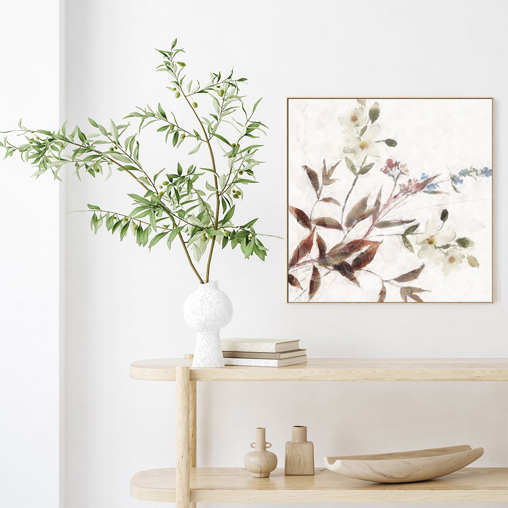 wall-art-print-canvas-poster-framed-Neutral Wild Flowers, Style A , By Nina Blue-7