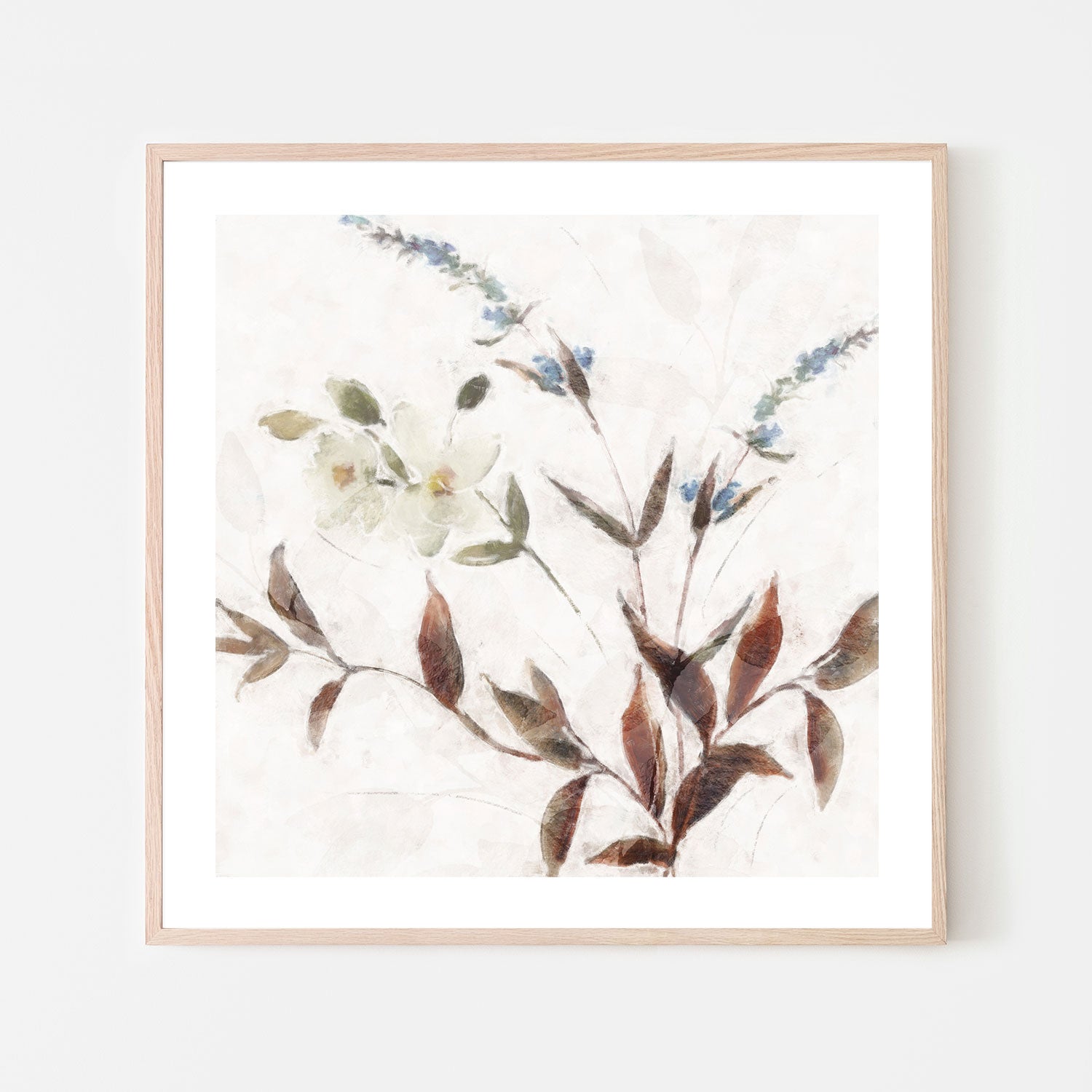 wall-art-print-canvas-poster-framed-Neutral Wild Flowers, Style B , By Nina Blue-6