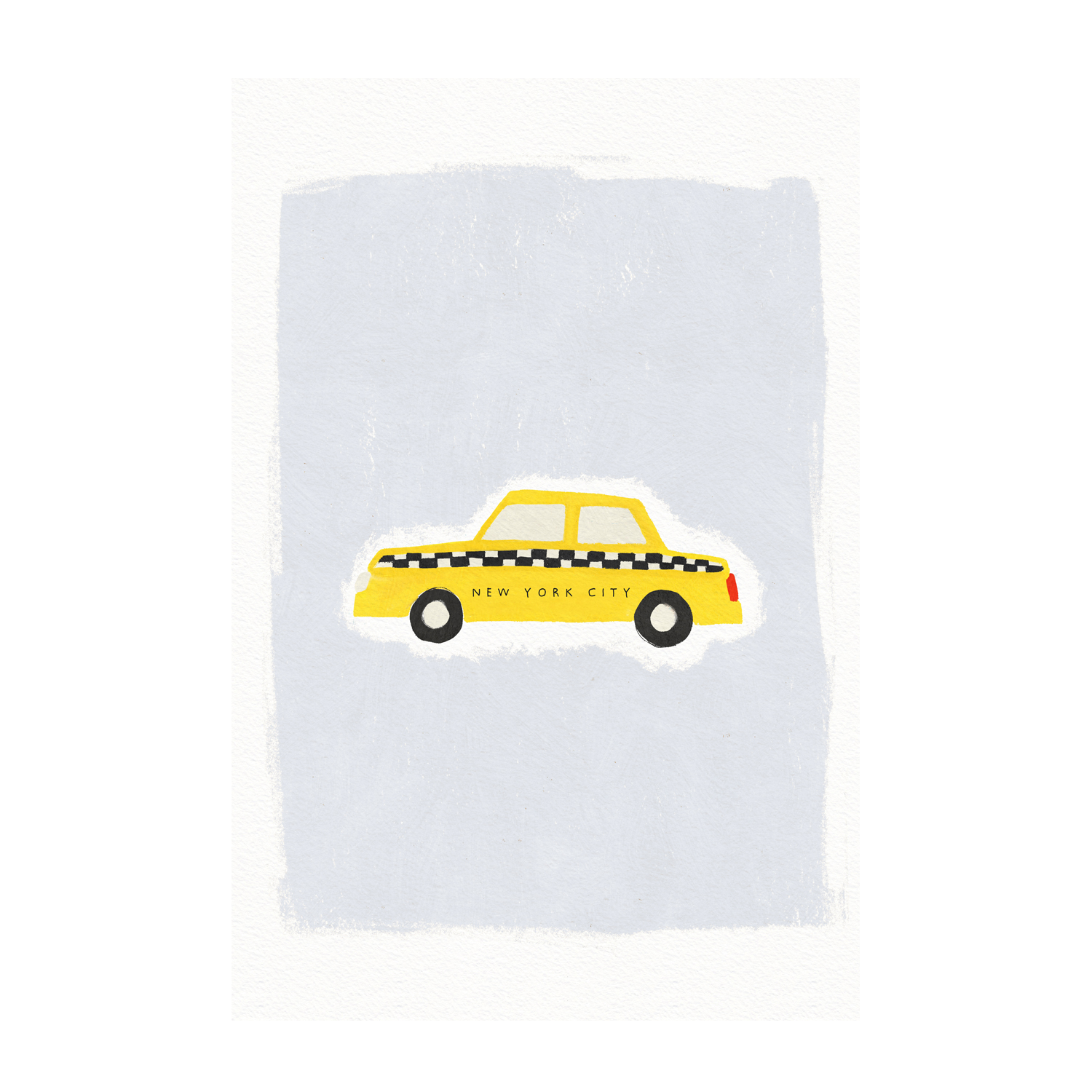 wall-art-print-canvas-poster-framed-NEW YORK CAB , By Leah Straatsma-1