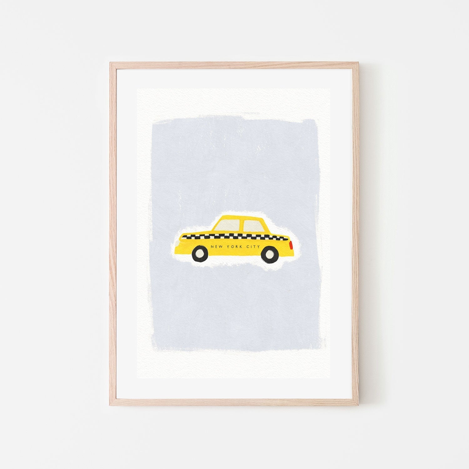 wall-art-print-canvas-poster-framed-NEW YORK CAB , By Leah Straatsma-6