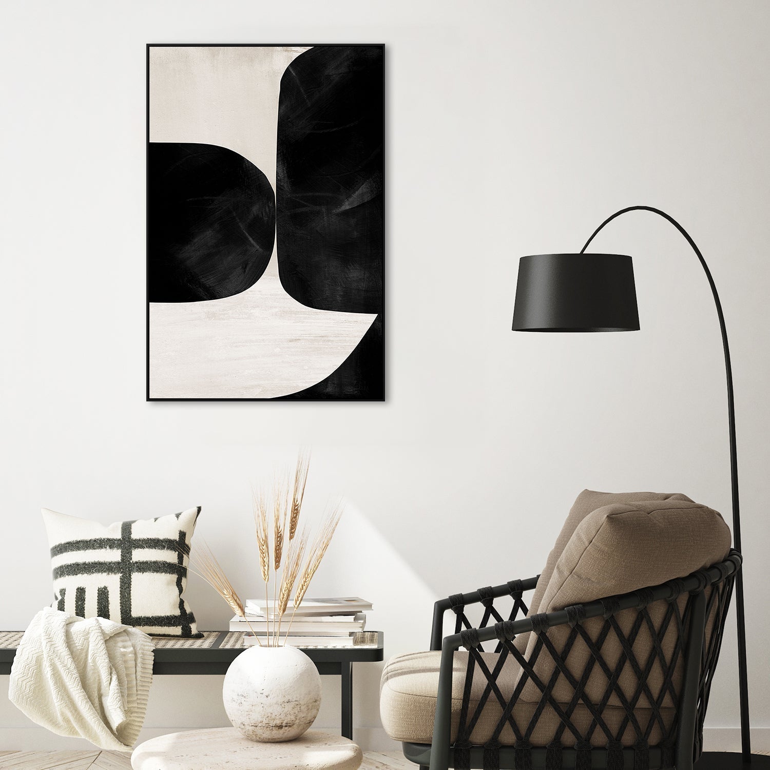 wall-art-print-canvas-poster-framed-Night Set, Style B , By Dan Hobday-by-Dan Hobday-Gioia Wall Art