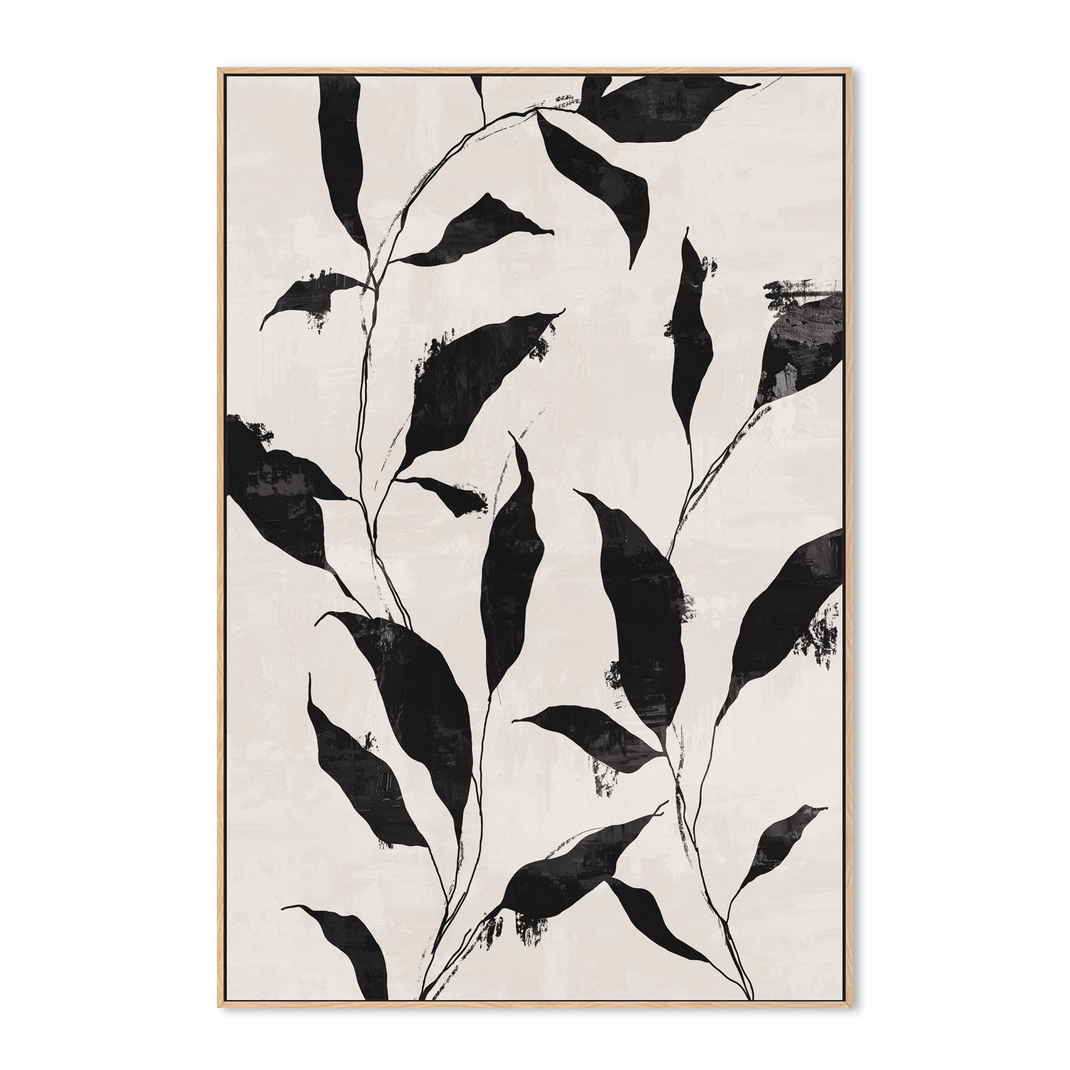 wall-art-print-canvas-poster-framed-Noir Botanical, Style B , By Nina Blue-4