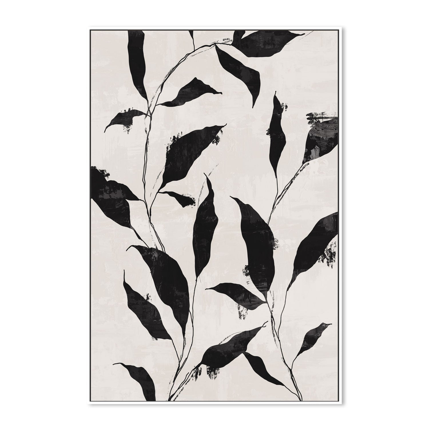 wall-art-print-canvas-poster-framed-Noir Botanical, Style B , By Nina Blue-5