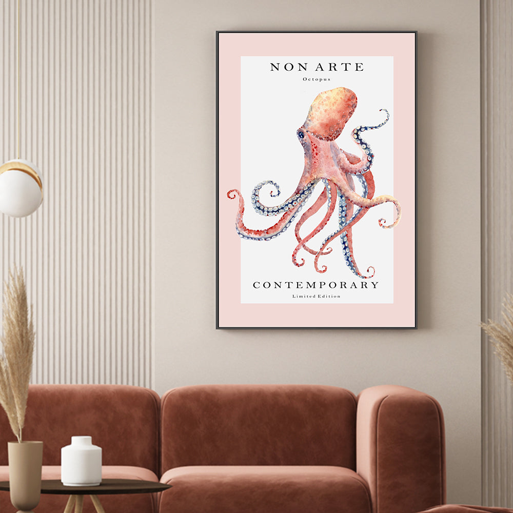 wall-art-print-canvas-poster-framed-Non Arte Octopus-GIOIA-WALL-ART