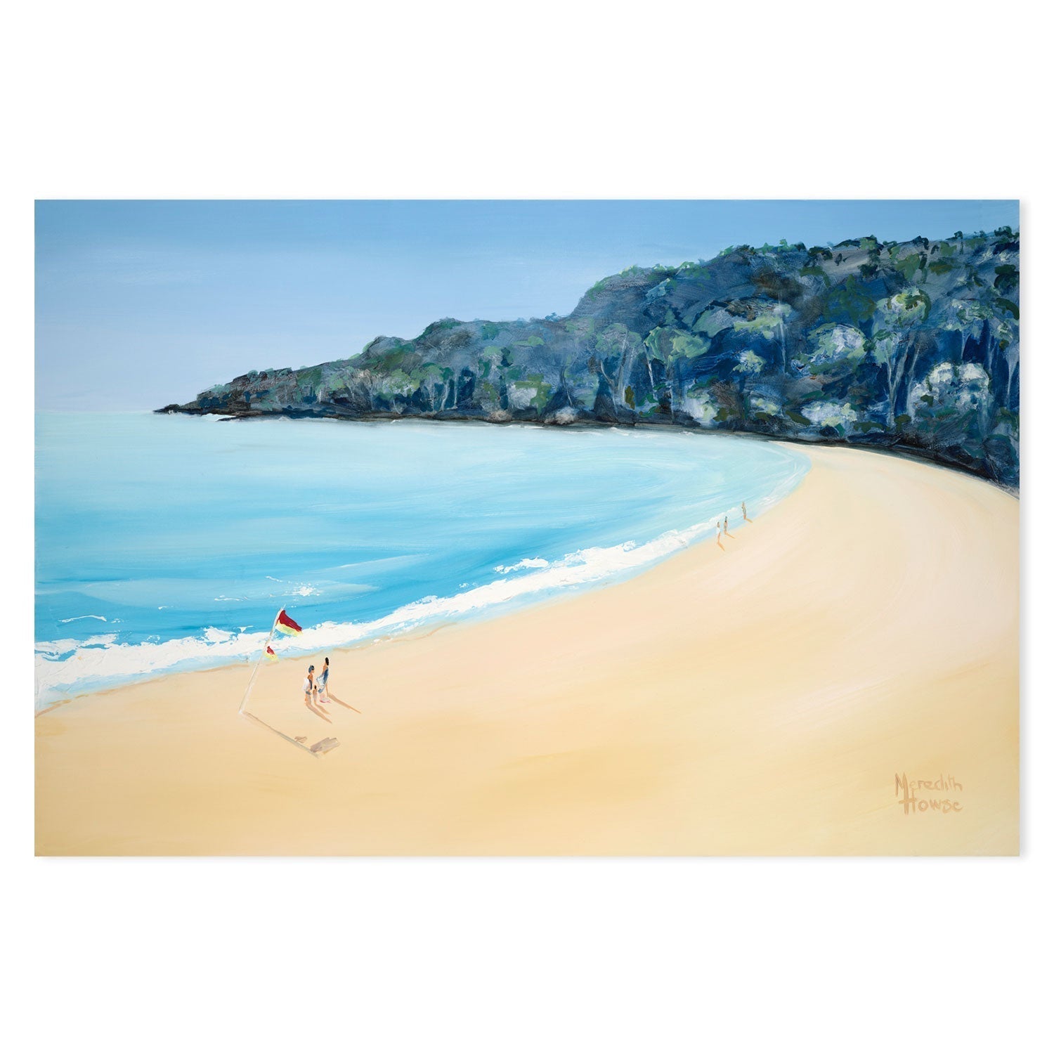 wall-art-print-canvas-poster-framed-Noosa Swim-by-Meredith Howse-Gioia Wall Art