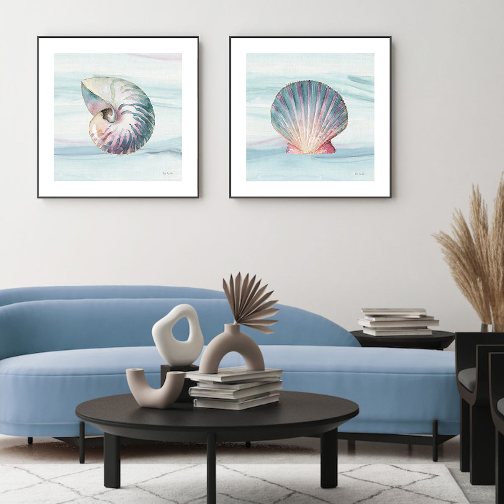 wall-art-print-canvas-poster-framed-Ocean Dream, Style A & B, Set Of 2 , By Lisa Audit-GIOIA-WALL-ART