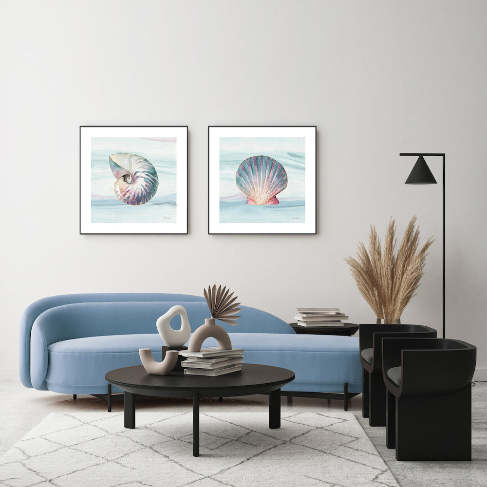 wall-art-print-canvas-poster-framed-Ocean Dream, Style A & B, Set Of 2 , By Lisa Audit-GIOIA-WALL-ART