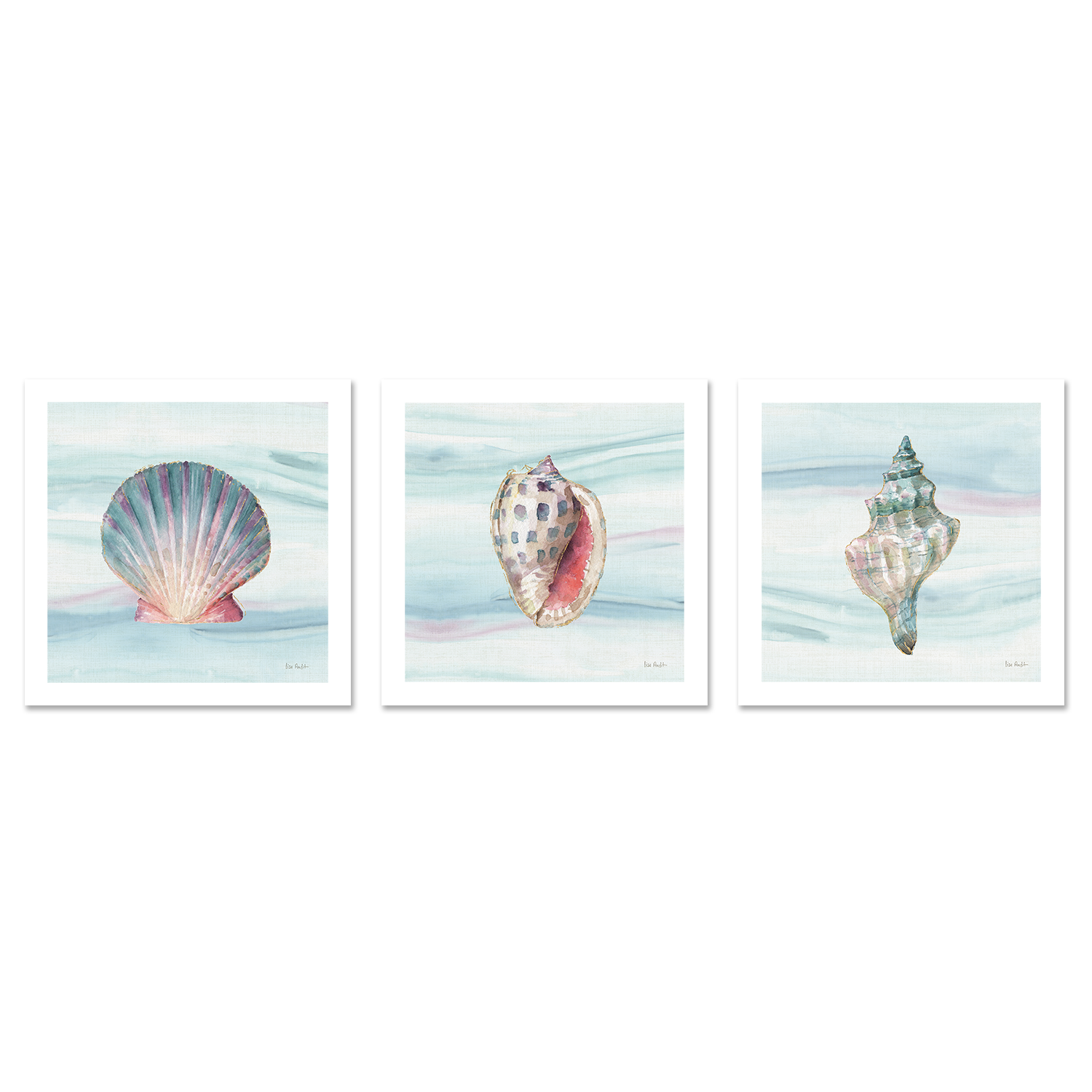 wall-art-print-canvas-poster-framed-Ocean Dream, Style B, C & D, Set Of 3 , By Lisa Audit-GIOIA-WALL-ART