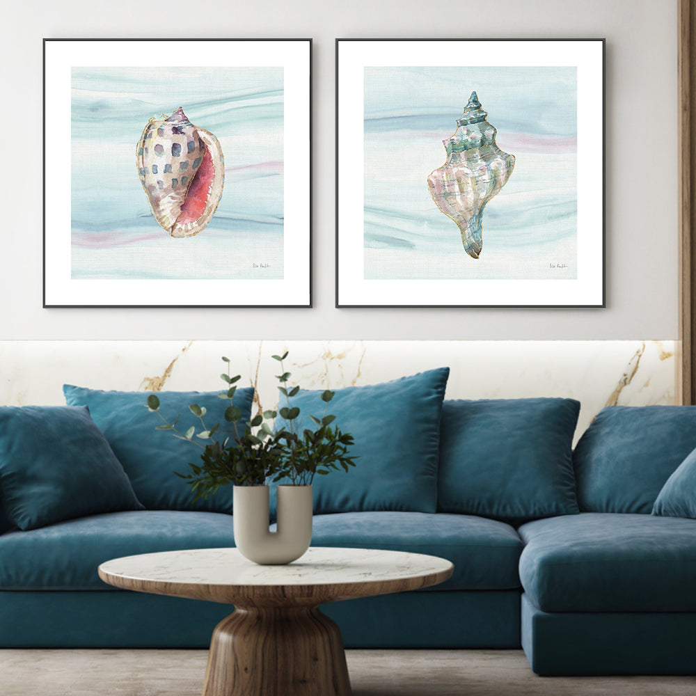 wall-art-print-canvas-poster-framed-Ocean Dream, Style C & D, Set Of 2 , By Lisa Audit-GIOIA-WALL-ART