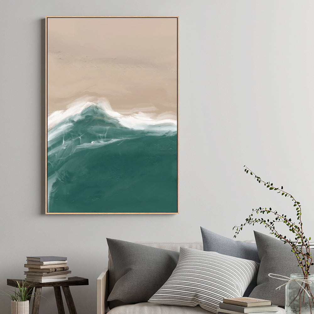 wall-art-print-canvas-poster-framed-Ocean From Above, Style A , By Karine Tonial Grimm-2