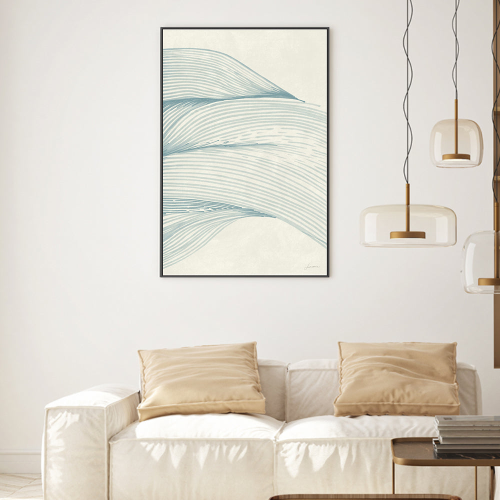 wall-art-print-canvas-poster-framed-Ocean In Lines, Style A , By Lucrecia Caporale-2