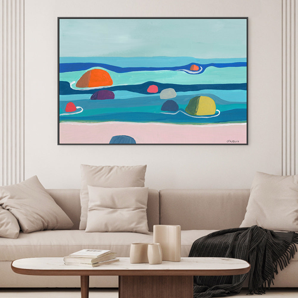 wall-art-print-canvas-poster-framed-Ocean Rocks , By Jan Weiss , By Jan Weiss-2