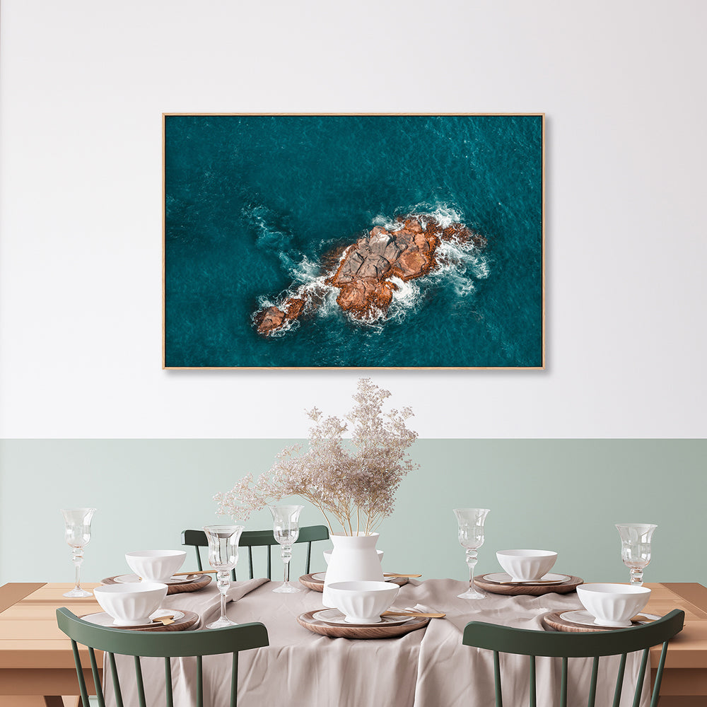 wall-art-print-canvas-poster-framed-Ocean Rocks , By Kellie Morris-GIOIA-WALL-ART