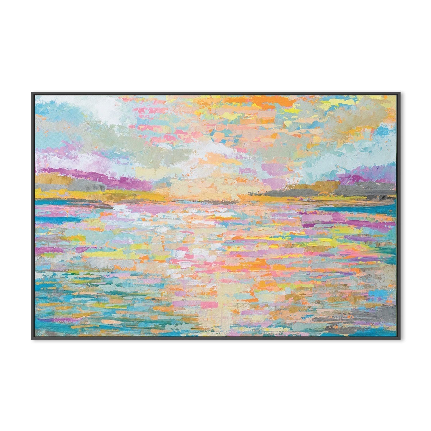 wall-art-print-canvas-poster-framed-Ocean Sunrise-by-Jeanette Vertentes-Gioia Wall Art