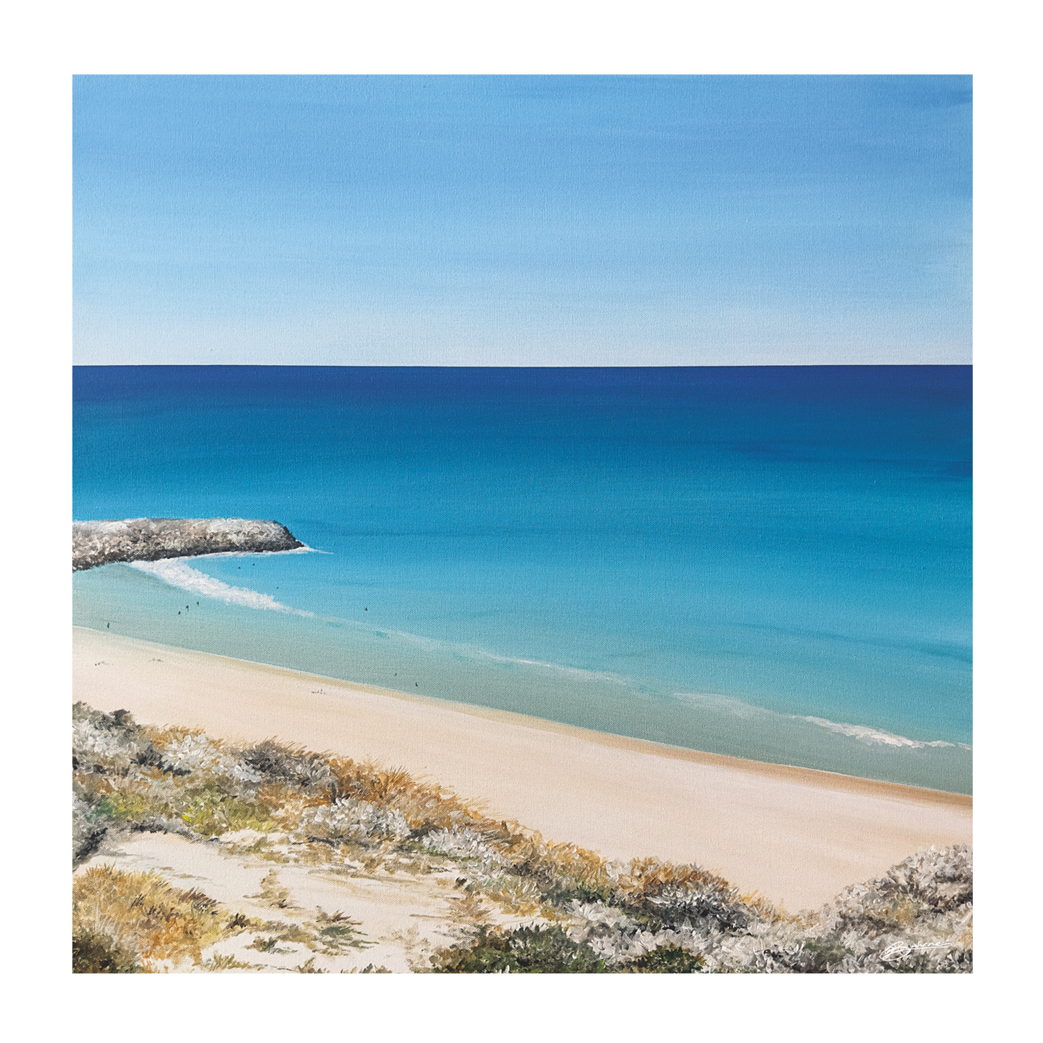 wall-art-print-canvas-poster-framed-Ocean Tranquility , By Joanne Barnes-1