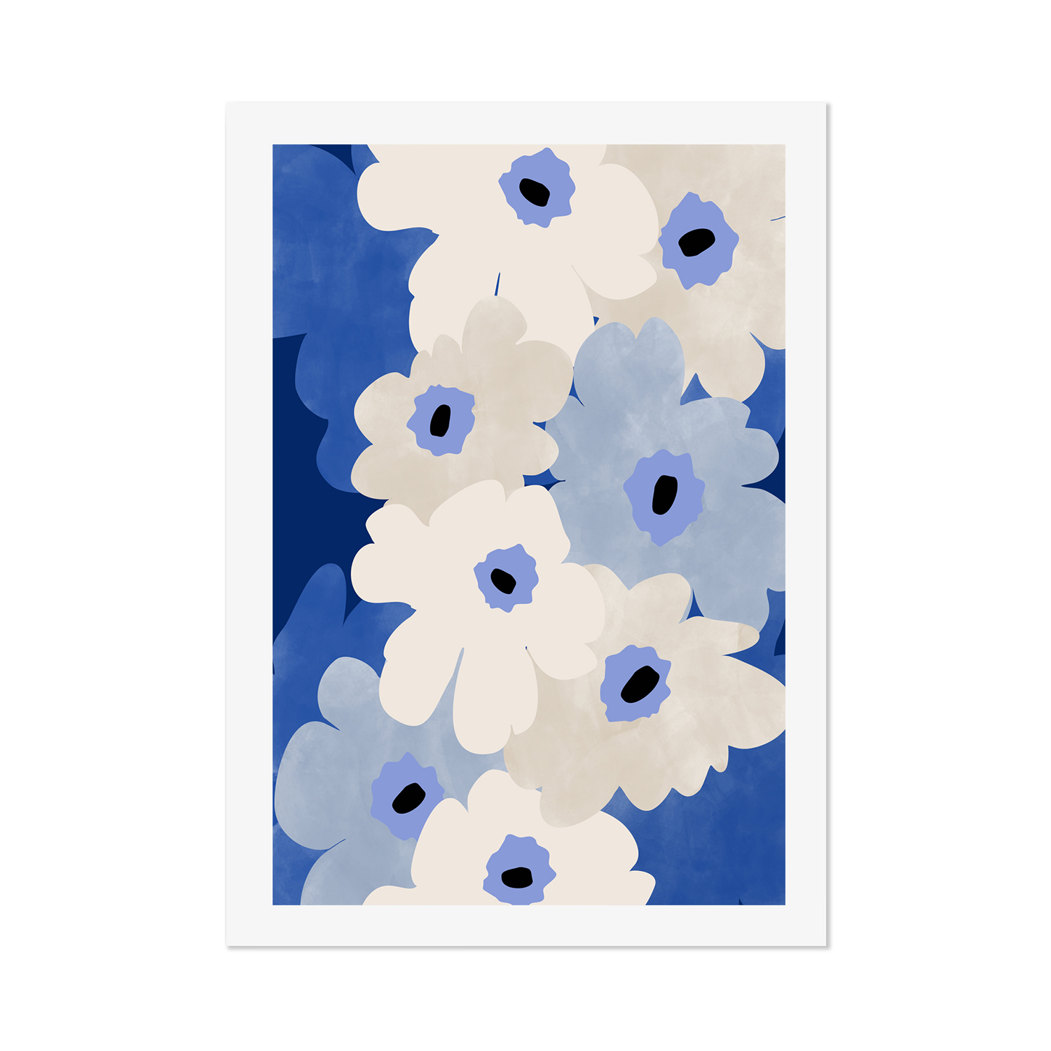 wall-art-print-canvas-poster-framed-Oceanic Florals , By Elena Ristova-GIOIA-WALL-ART