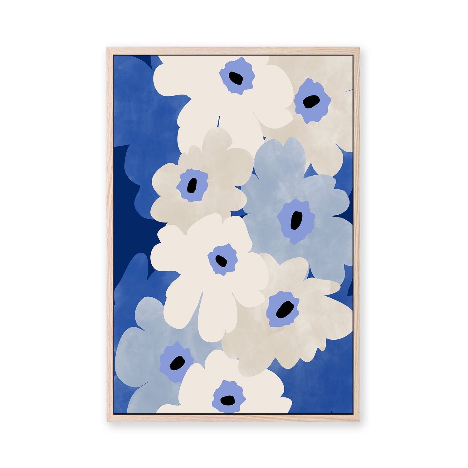 wall-art-print-canvas-poster-framed-Oceanic Florals , By Elena Ristova-GIOIA-WALL-ART