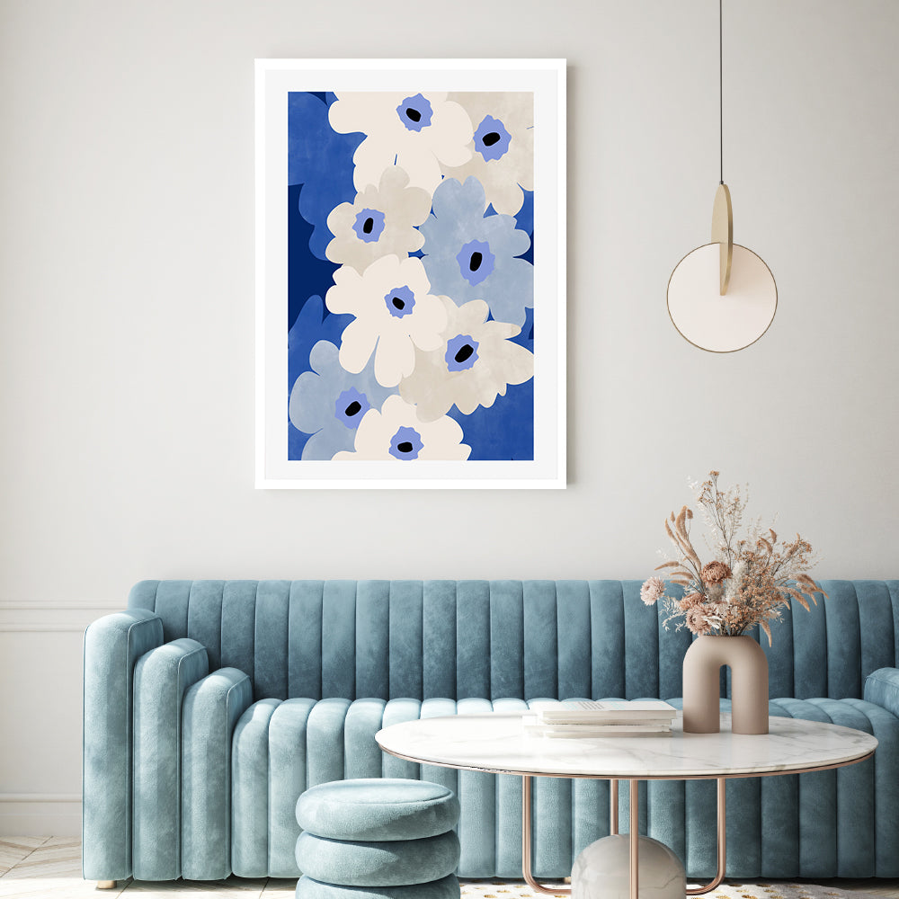 wall-art-print-canvas-poster-framed-Oceanic Florals , By Elena Ristova-GIOIA-WALL-ART