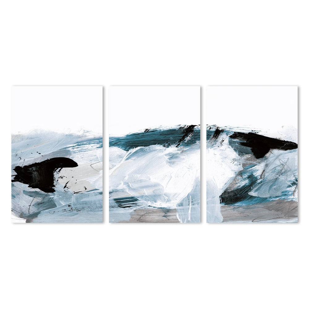 wall-art-print-canvas-poster-framed-Oceans, Set Of 3 , By Dan Hobday-by-Dan Hobday-Gioia Wall Art