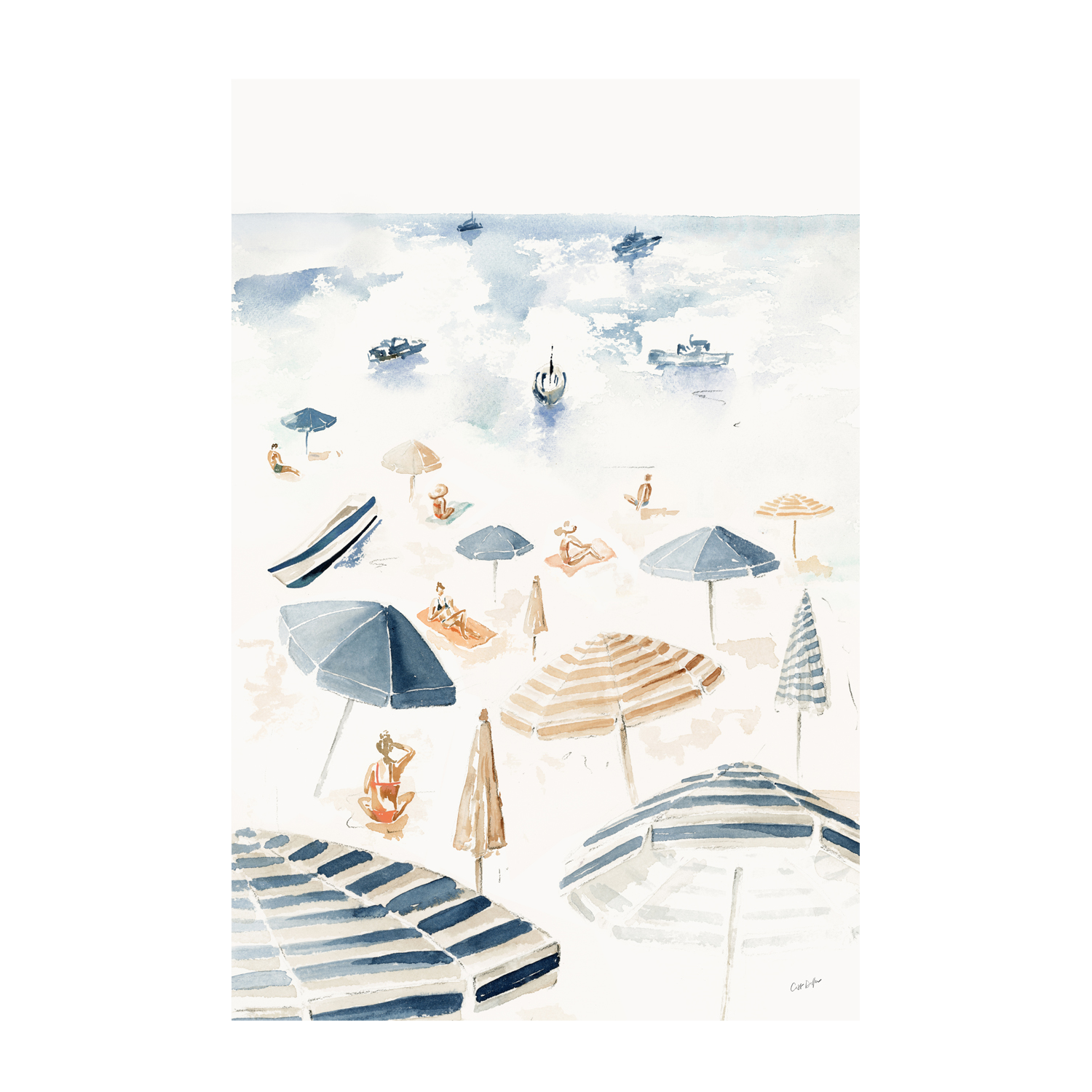 wall-art-print-canvas-poster-framed-Oceanside On Sunday, Style A , By Cass Deller-1