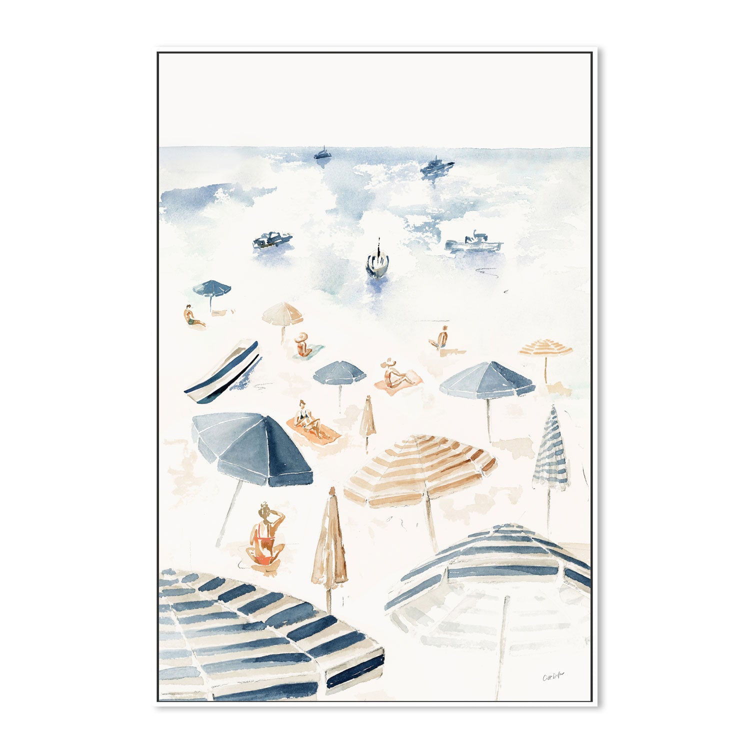 wall-art-print-canvas-poster-framed-Oceanside On Sunday, Style A , By Cass Deller-5