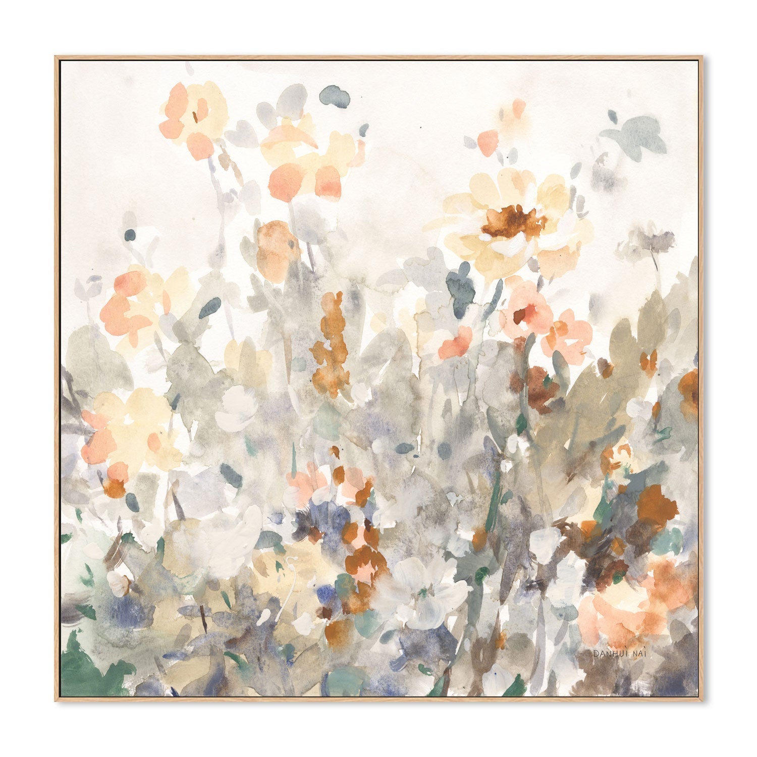 wall-art-print-canvas-poster-framed-October Garden , By Danhui Nai-4