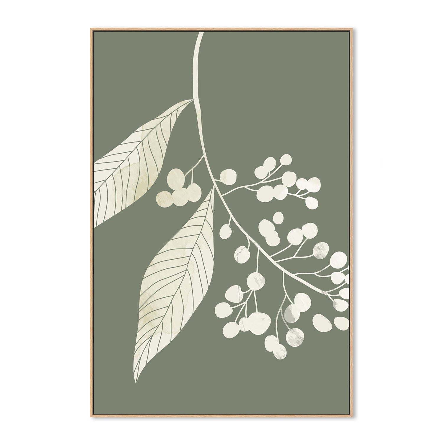 wall-art-print-canvas-poster-framed-Olive Branch, Style A-GIOIA-WALL-ART