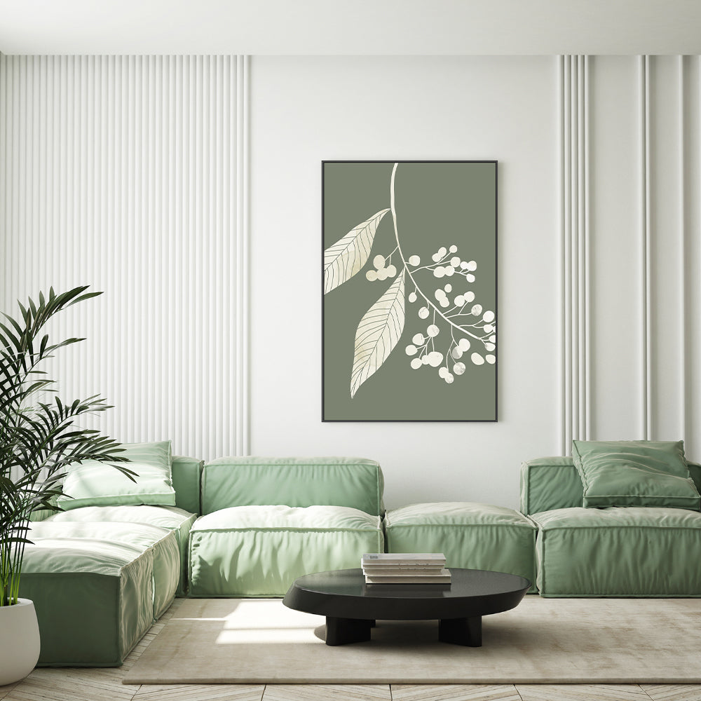 wall-art-print-canvas-poster-framed-Olive Branch, Style A-GIOIA-WALL-ART