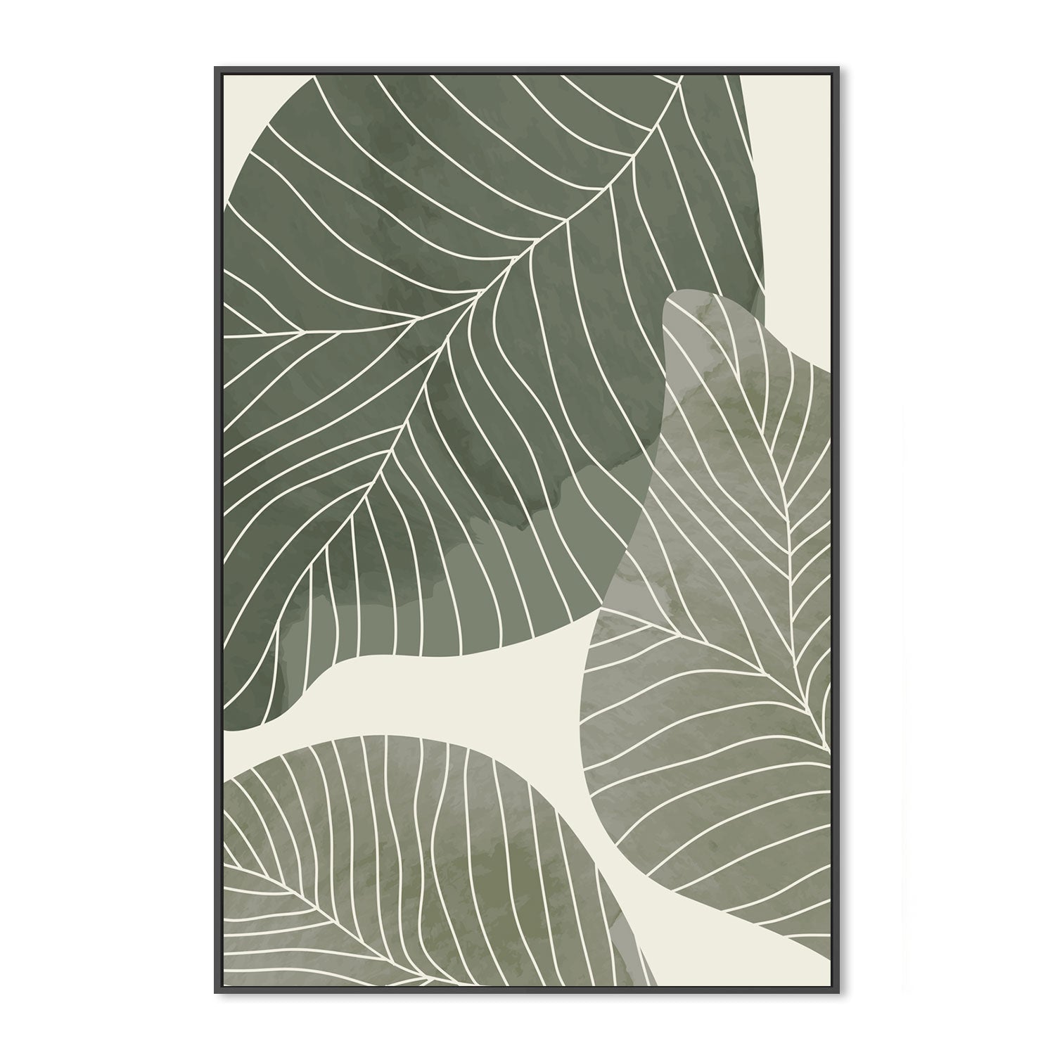 wall-art-print-canvas-poster-framed-Olive Branch, Style C-GIOIA-WALL-ART