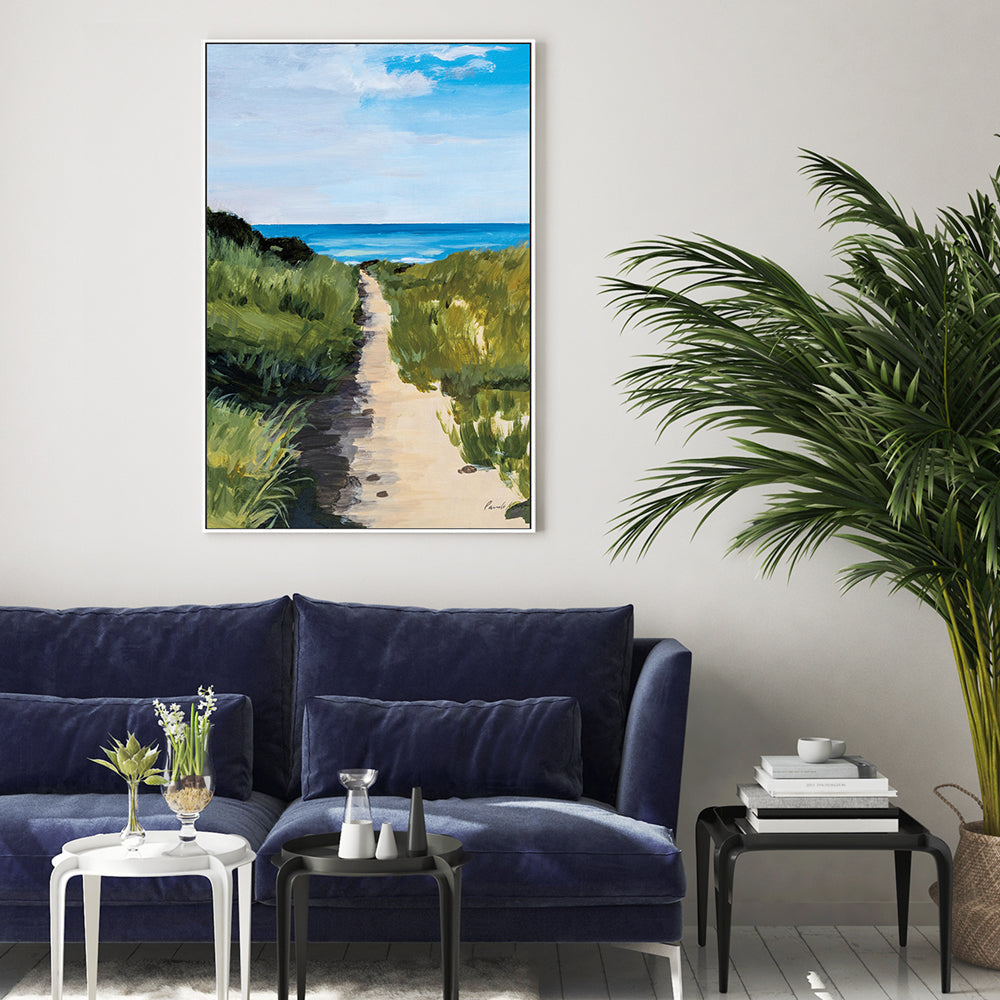 wall-art-print-canvas-poster-framed-On My Way-by-Pamela Munger-Gioia Wall Art