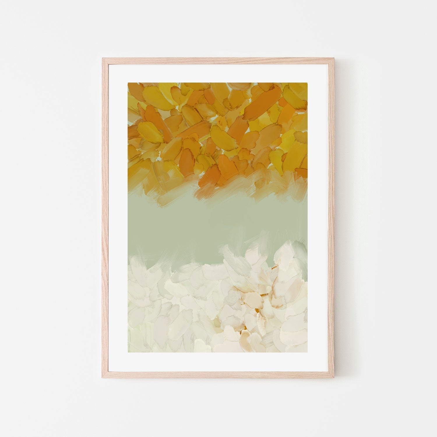 wall-art-print-canvas-poster-framed-Orange Petals, Style A , By Karine Tonial Grimm-GIOIA-WALL-ART