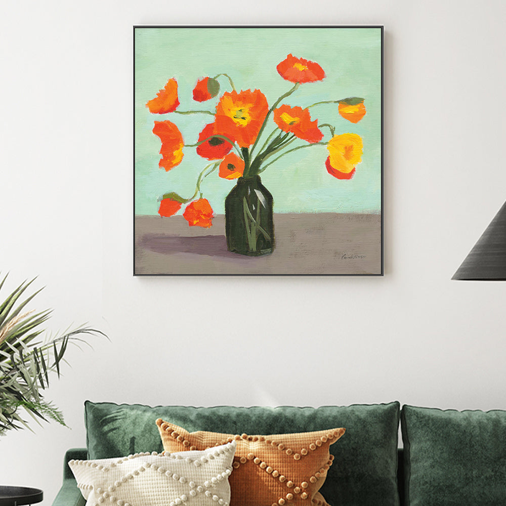 wall-art-print-canvas-poster-framed-Orange Poppies-by-Pamela Munger-Gioia Wall Art