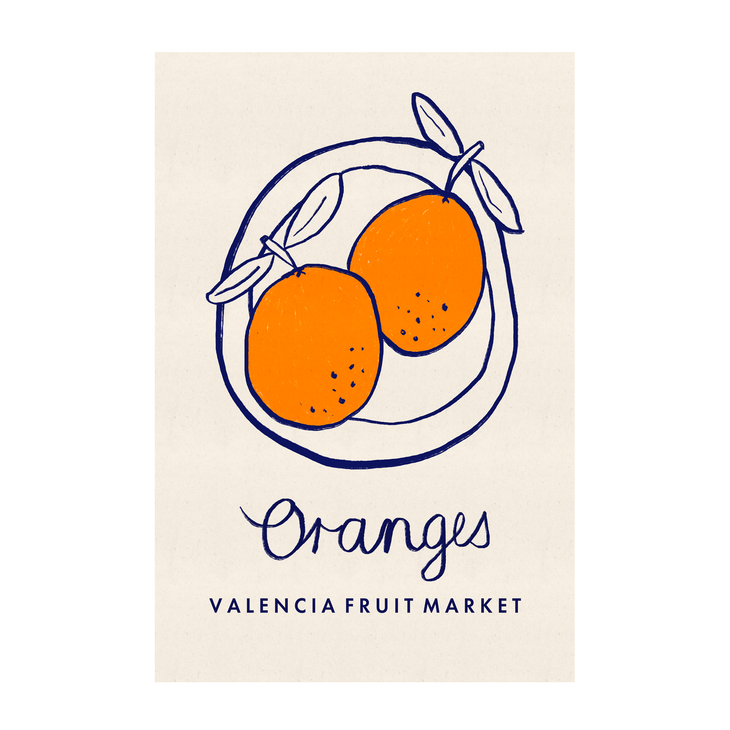 wall-art-print-canvas-poster-framed-Oranges, Valencia Fruit Market , By Lia Nell-1