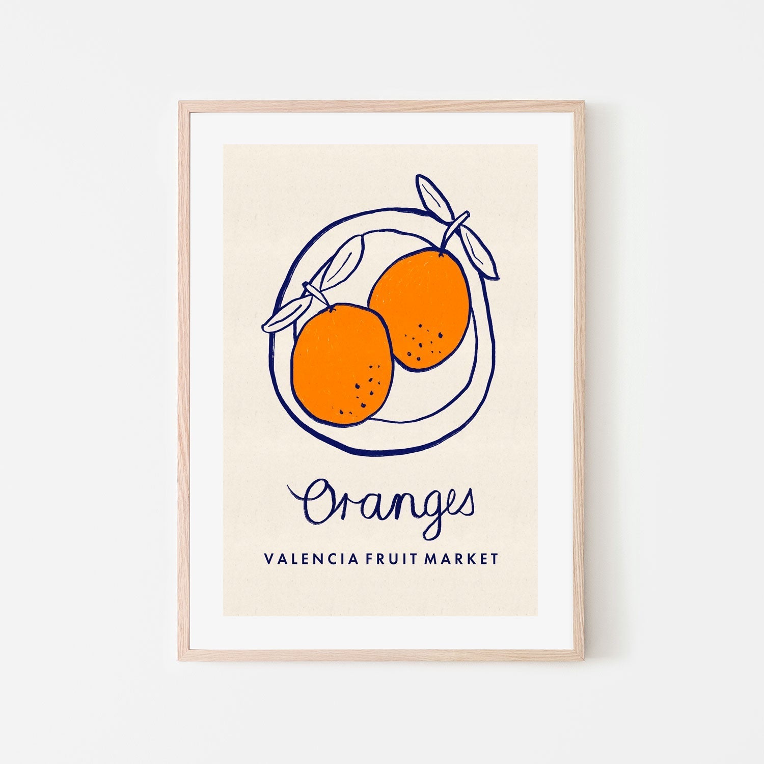 wall-art-print-canvas-poster-framed-Oranges, Valencia Fruit Market , By Lia Nell-6