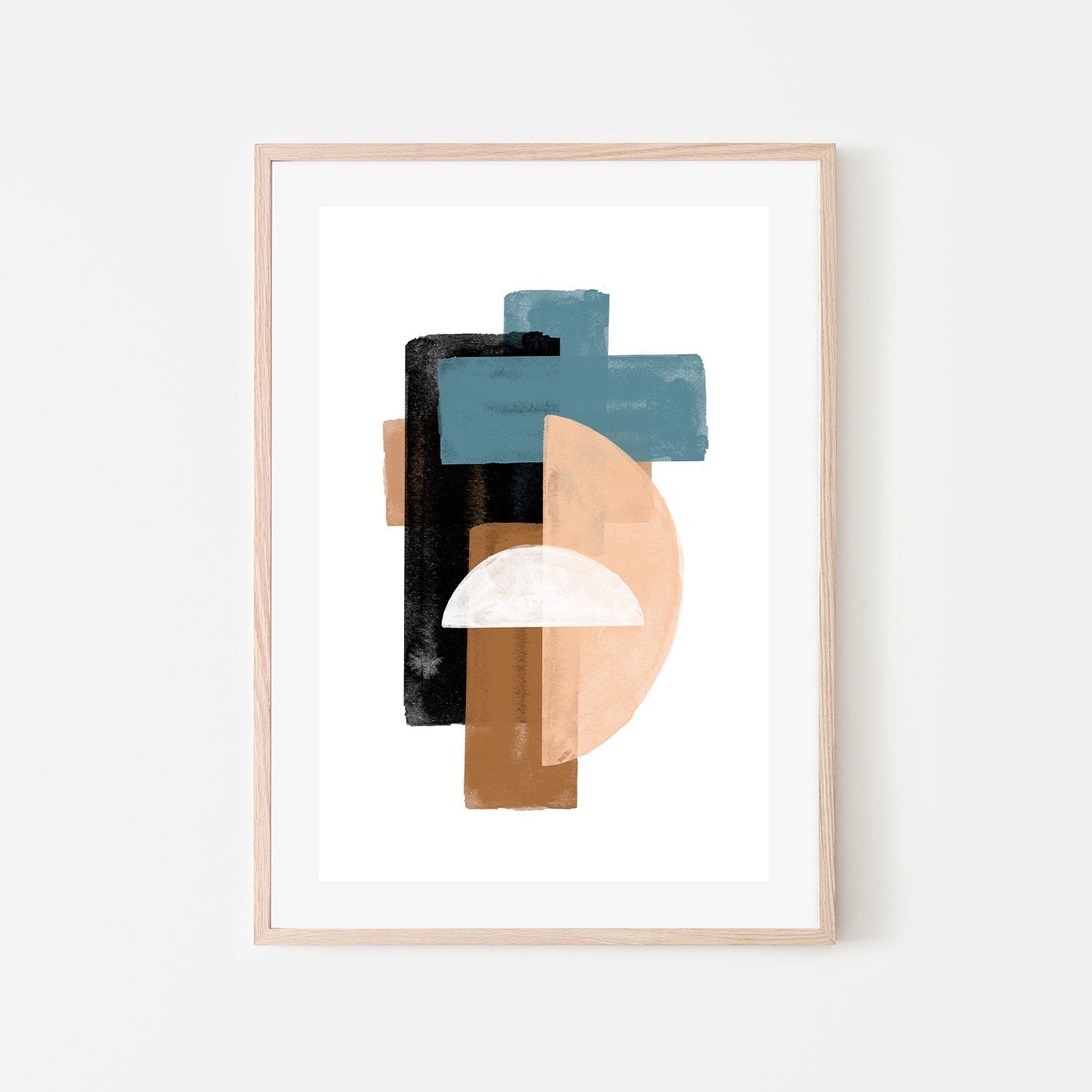 wall-art-print-canvas-poster-framed-Overlapping Shapes-GIOIA-WALL-ART