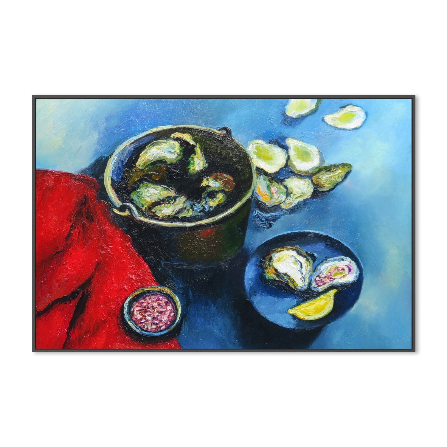 wall-art-print-canvas-poster-framed-Oysters , By Ieva Baklane-GIOIA-WALL-ART