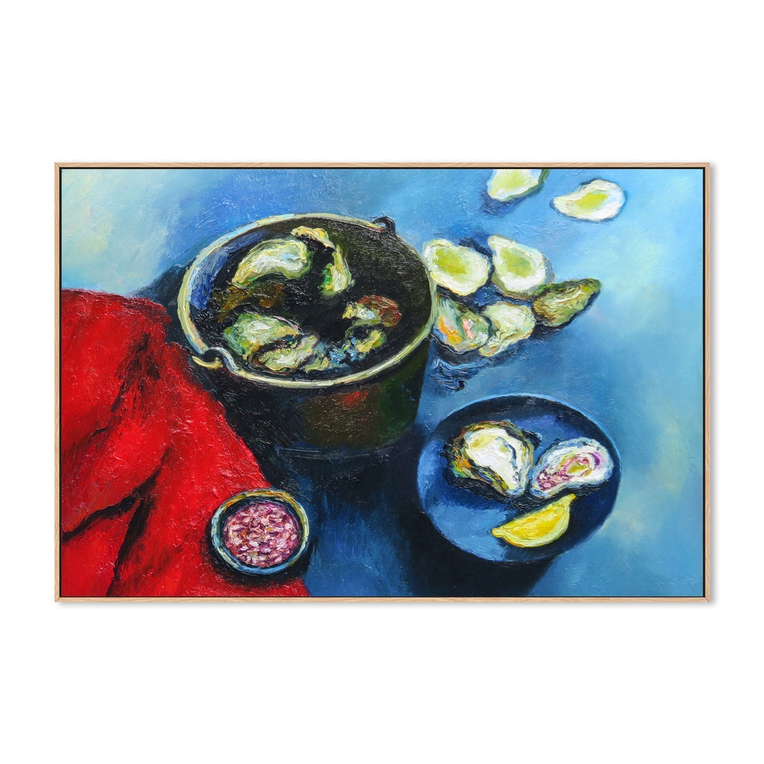 wall-art-print-canvas-poster-framed-Oysters , By Ieva Baklane-GIOIA-WALL-ART