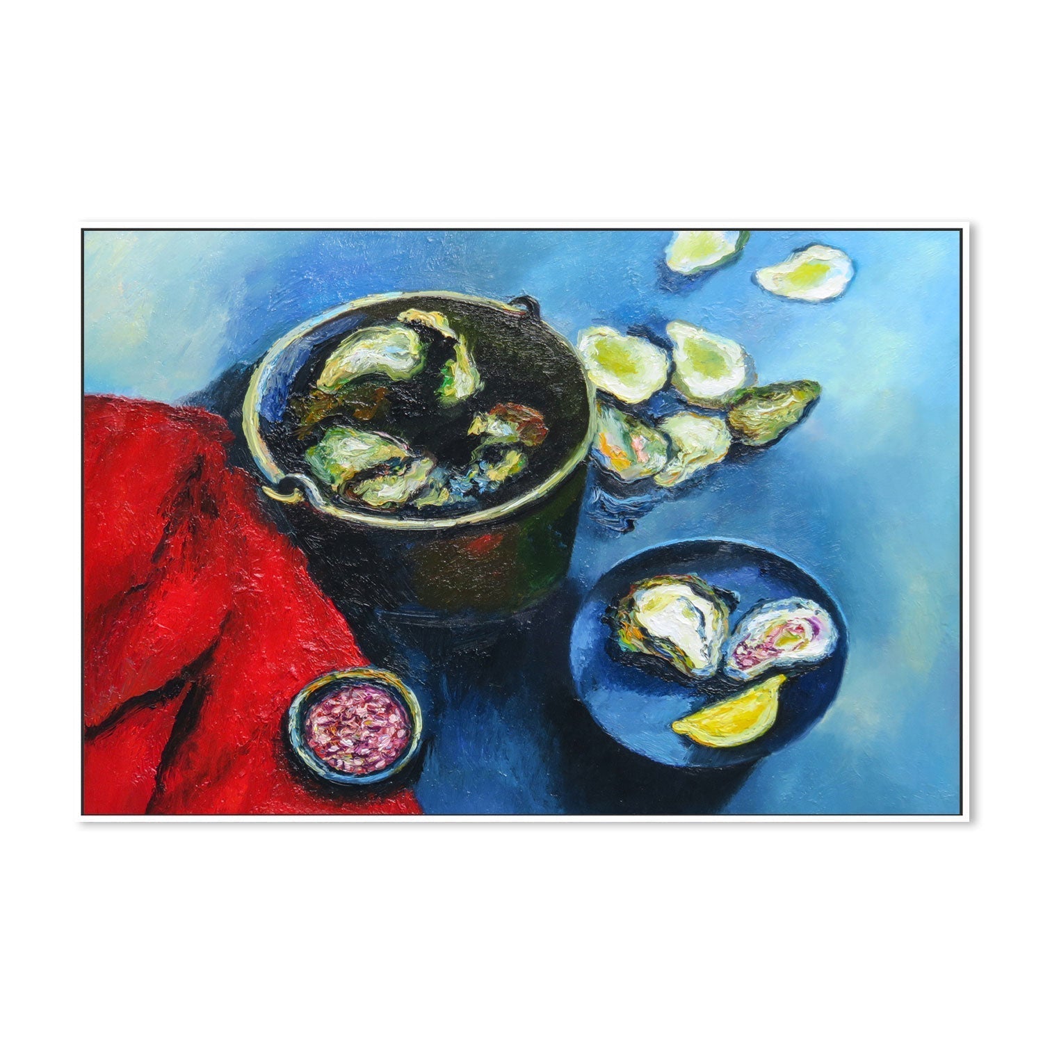 wall-art-print-canvas-poster-framed-Oysters , By Ieva Baklane-GIOIA-WALL-ART