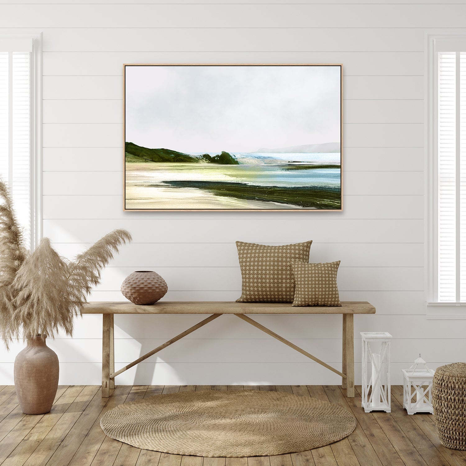 wall-art-print-canvas-poster-framed-Padstow , By Dan Hobday-by-Dan Hobday-Gioia Wall Art