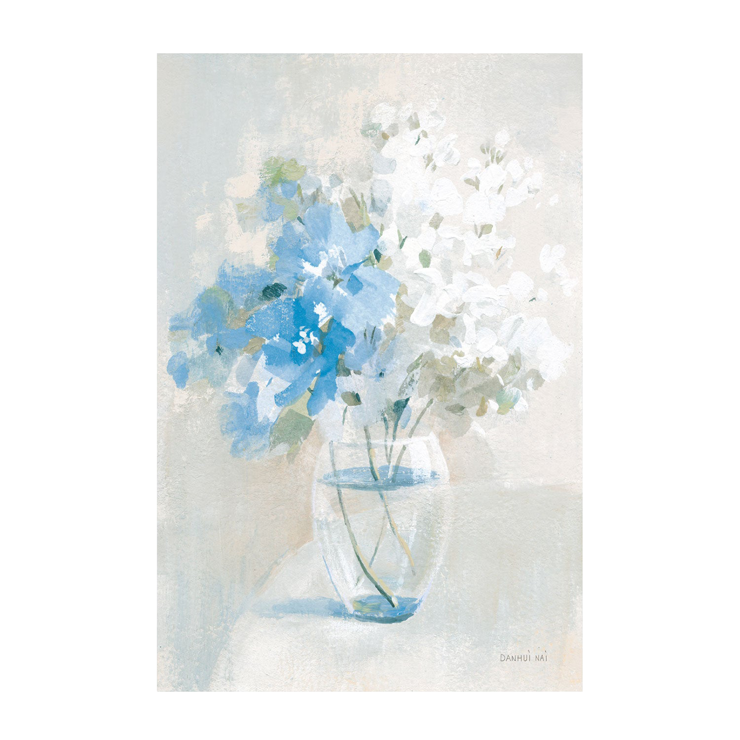 Pale Blue Bouquet , By Danhui Nai