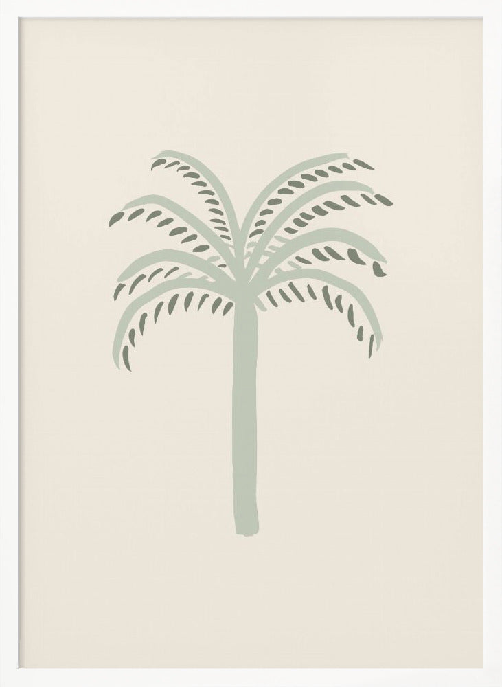 wall-art-print-canvas-poster-framed-Palm Beige and Green-5