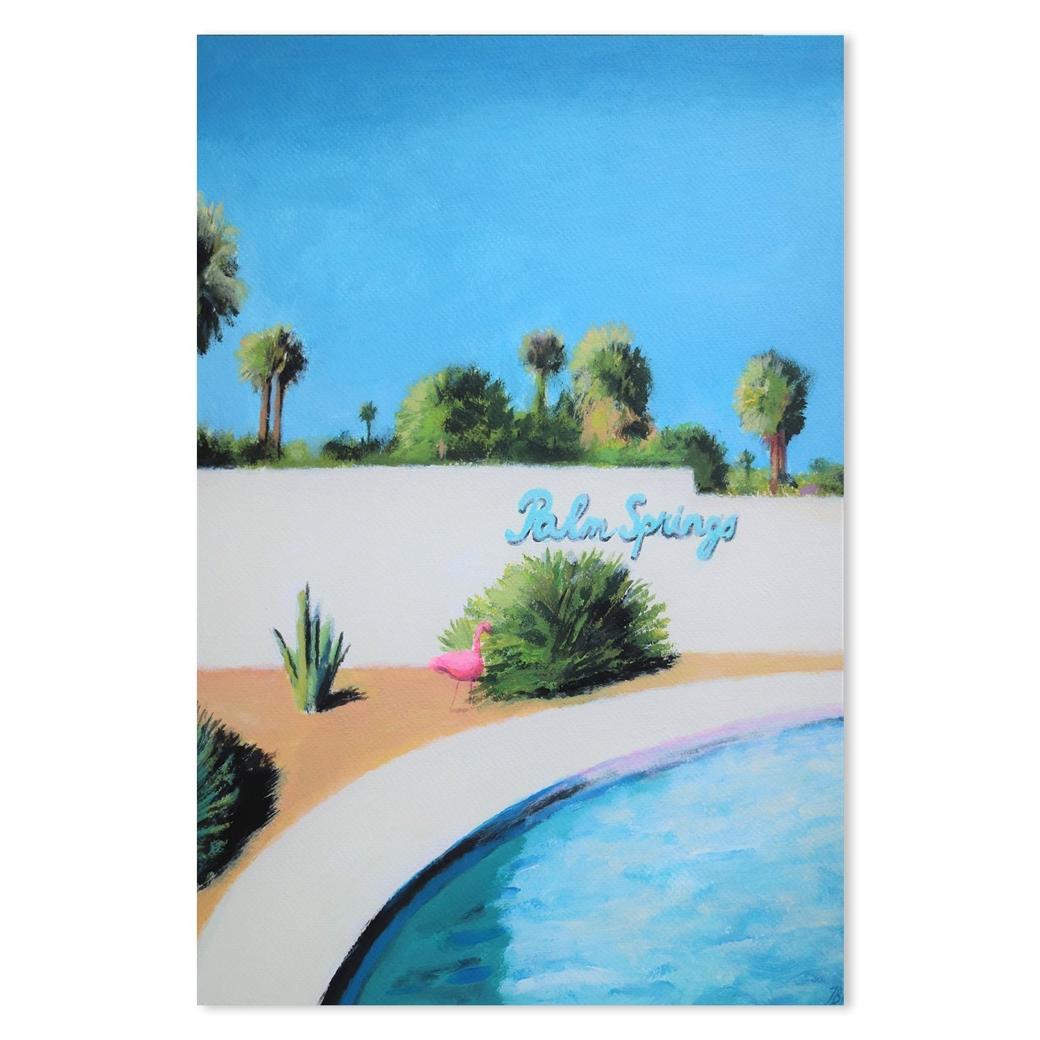 wall-art-print-canvas-poster-framed-Palm Springs-by-Ieva Baklane-Gioia Wall Art