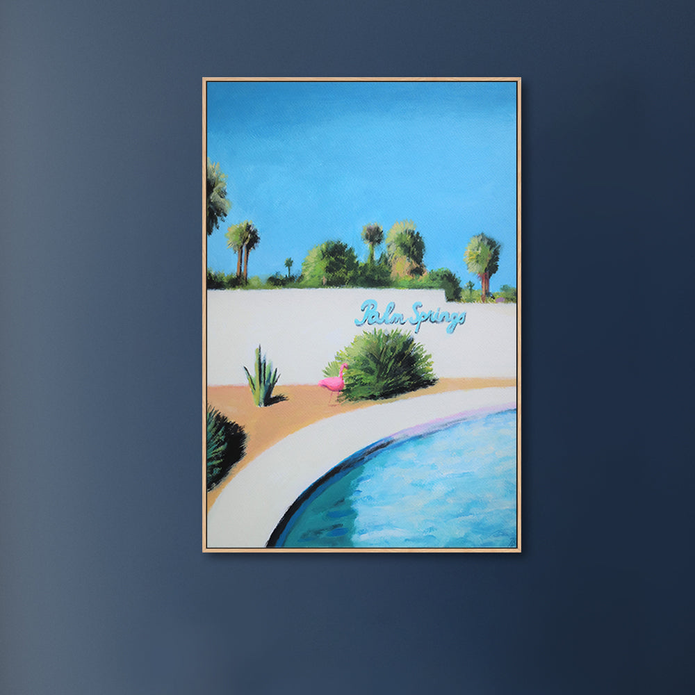 wall-art-print-canvas-poster-framed-Palm Springs-by-Ieva Baklane-Gioia Wall Art